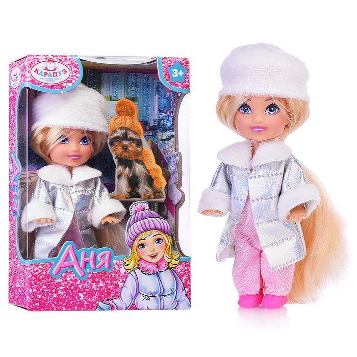 картинка Кукла, 12 см, с аксессуарами, в коробке, "Анечка", ANNA-W1-BB от магазина Альфанит в Кунгуре
