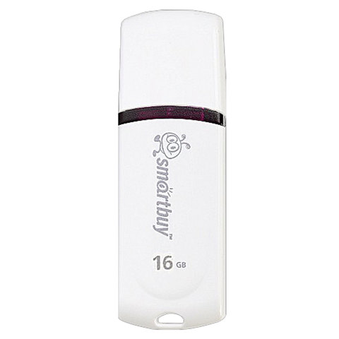 картинка Флеш-диск SmartBuy 16 GB, Paean, белый, SB16GBPN-W от магазина Альфанит в Кунгуре