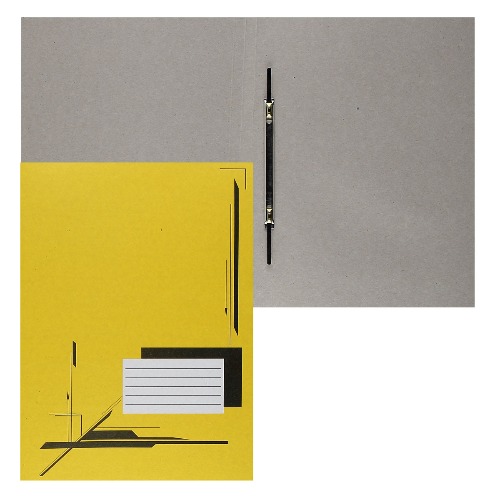 картинка Папка-скоросшиватель, А4, 260г/м2, картон, желтый, deVente, 3112412 от магазина Альфанит в Кунгуре