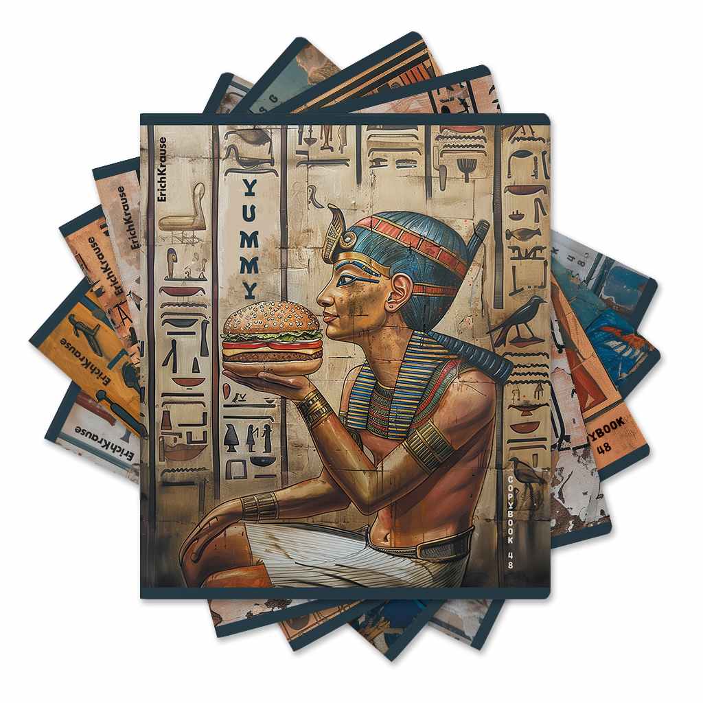 картинка Тетрадь 48 л, А5, клетка, "Newgypt", Erich Krause, 63304 от магазина Альфанит в Кунгуре