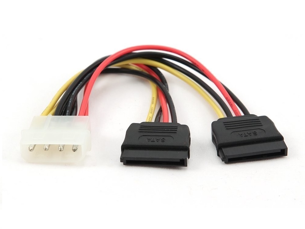 картинка Кабель питания SATA Gembird molex+SATA/SATA, 15pin+7pin от магазина Альфанит в Кунгуре