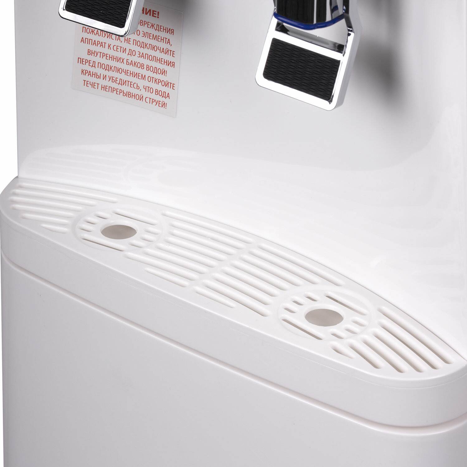 картинка Кулер для воды, напольный, 2 крана, белый, нагрев/охлаждение, SONNEN FSE-02BW, 456170 от магазина Альфанит в Кунгуре