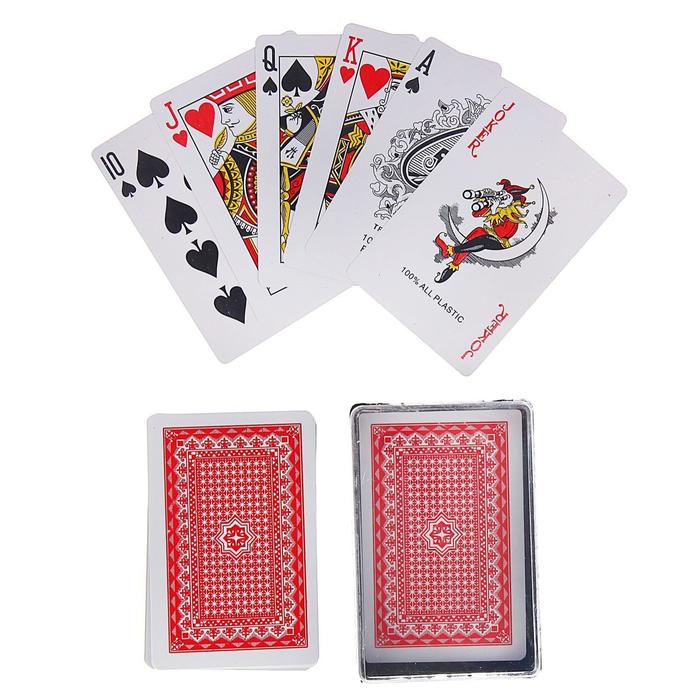 картинка Игральные карты, 1 колода, 54 карты, пластиковое покрытие, "Royal", 594751 от магазина Альфанит в Кунгуре