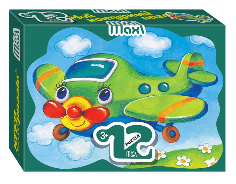 картинка Пазл 12 эл., MAXI, "Самолетик", StepPuzzle, 87005 от магазина Альфанит в Кунгуре