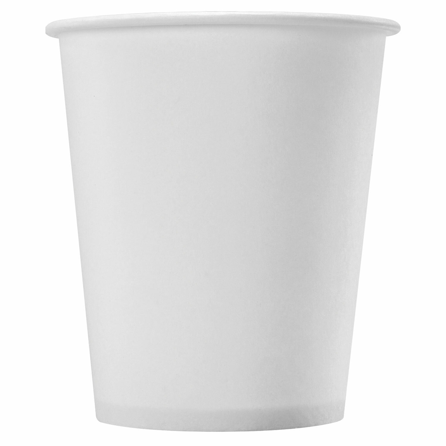 картинка Стаканы одноразовые 50 шт, 250 мл, бумага, белый, ОФИСМАГ, 608809 от магазина Альфанит в Кунгуре