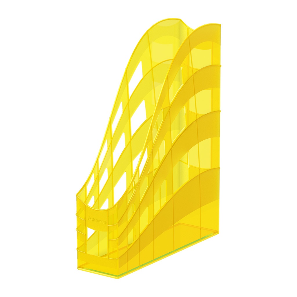 картинка Лоток для бумаг вертикальный 1 отдел, 75 мм, пластик, желтый, "S-Wing. Neon", Erich Krause, 51511 от магазина Альфанит в Кунгуре