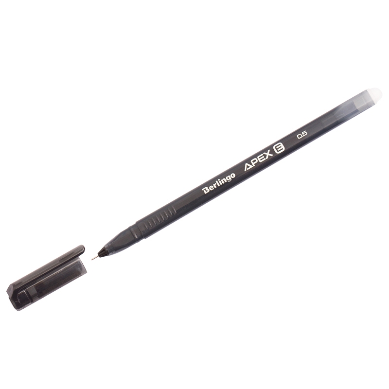 картинка Ручка гелевая стираемая, 0,5 мм, черная, "Apex E", Berlingo, CGp_50211 от магазина Альфанит в Кунгуре