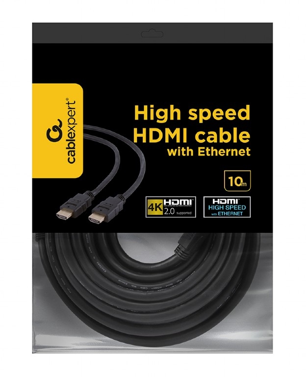 картинка Кабель HDMI - HDMI, 10м, Cablexpert, CC-HDMI4-10M от магазина Альфанит в Кунгуре
