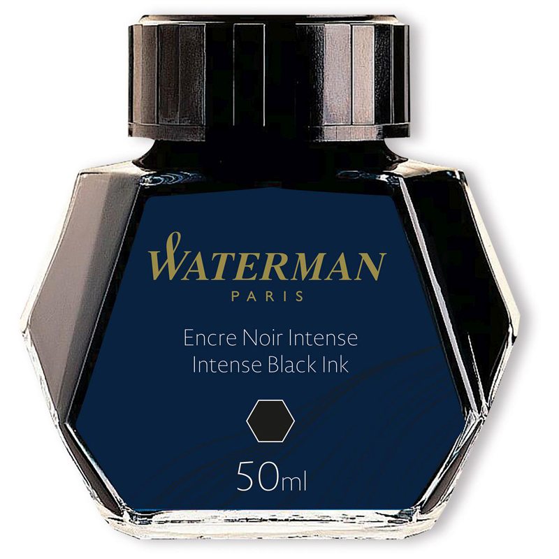 картинка Чернила, 50 мл, черный, банка, WATERMAN, S0110710 от магазина Альфанит в Кунгуре