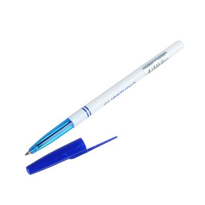 картинка Ручка шариковая, 0,7 мм, синяя, корп. белый, ClipStudio, 627-019 от магазина Альфанит в Кунгуре