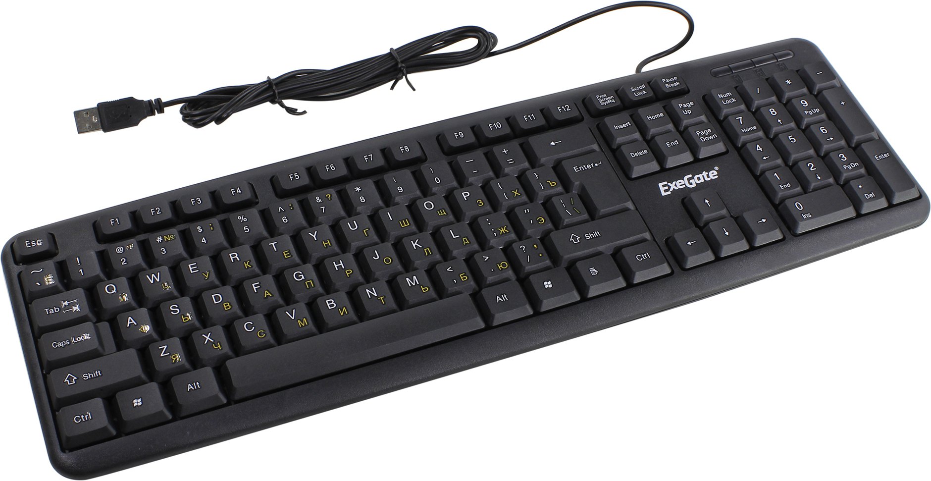 картинка Клавиатура проводная ExeGate LY-331, USB, черный от магазина Альфанит в Кунгуре
