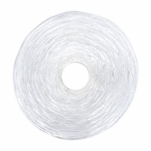 картинка Шпагат, 500 м, полипропиленовый, белый, диаметр 1,6 мм, 1000текс, BRAUBERG, 605007 от магазина Альфанит в Кунгуре