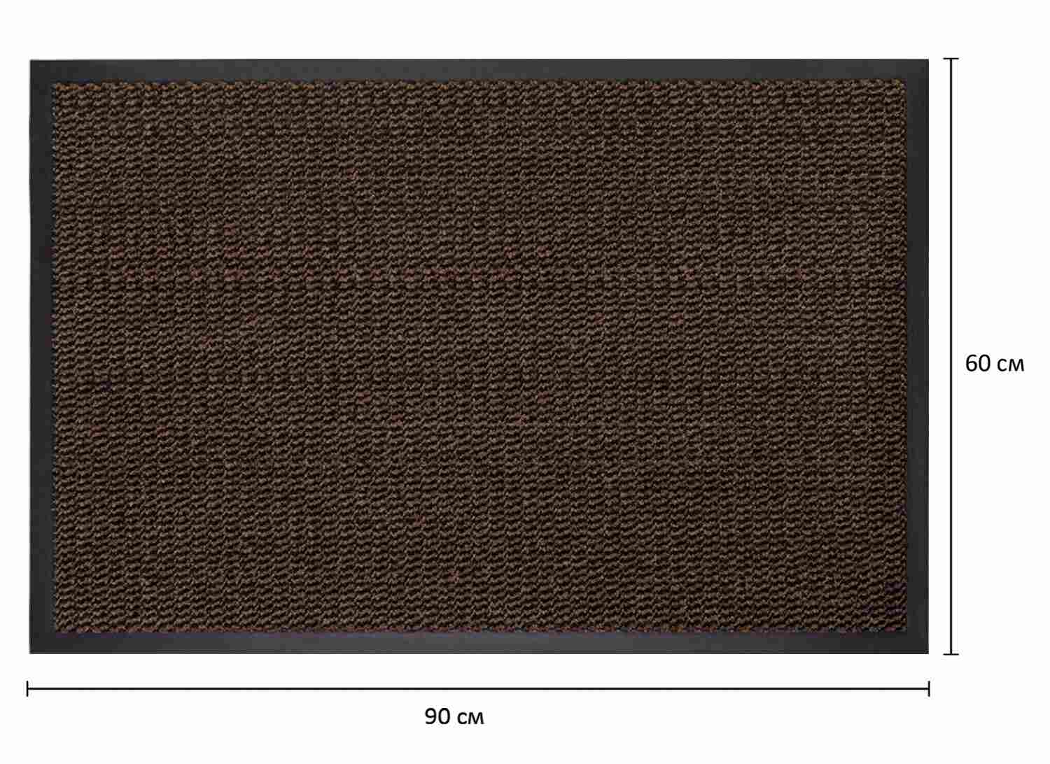 картинка Коврик входной 60*90 см, коричневый, влаговпитывающий, "Тафлинг", LAIMA, 606884 от магазина Альфанит в Кунгуре