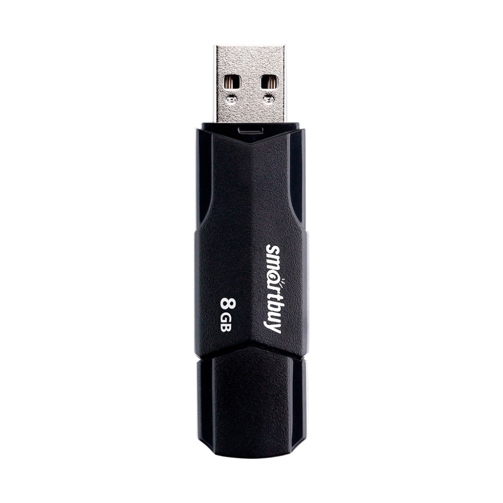 картинка Флеш-диск SmartBuy 8 GB USB 2.0, Clue, черный, SB8GBCLU-K от магазина Альфанит в Кунгуре