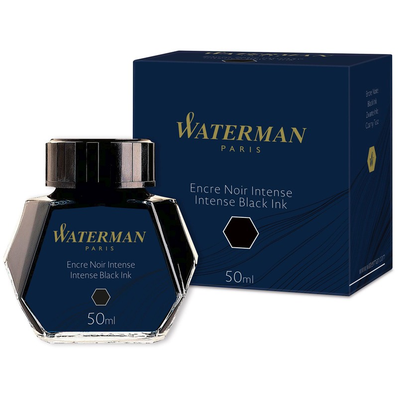 картинка Чернила, 50 мл, черный, банка, WATERMAN, S0110710 от магазина Альфанит в Кунгуре