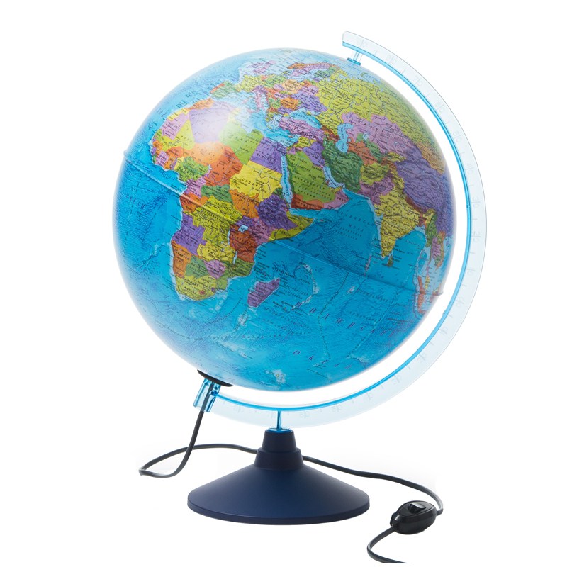 картинка Глобус политический, 32 см, с подсветкой, на подставке, Globen, Ке013200227 от магазина Альфанит в Кунгуре