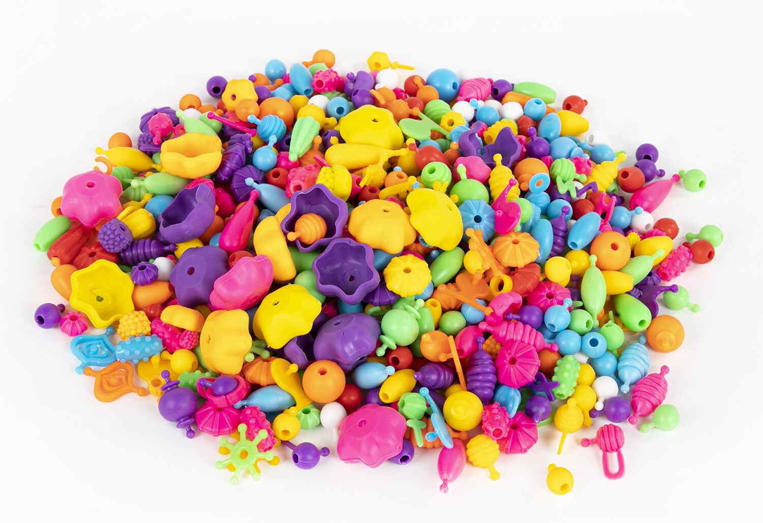 картинка Конструктор пластмассовый, 550 дет., "Pop-Beads", BRAUBERG, 664698 от магазина Альфанит в Кунгуре