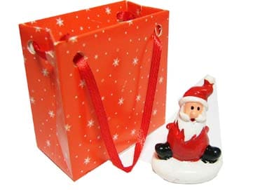 картинка Сувенир новогодний, в сумочке, "Дед Мороз", BA-219 от магазина Альфанит в Кунгуре