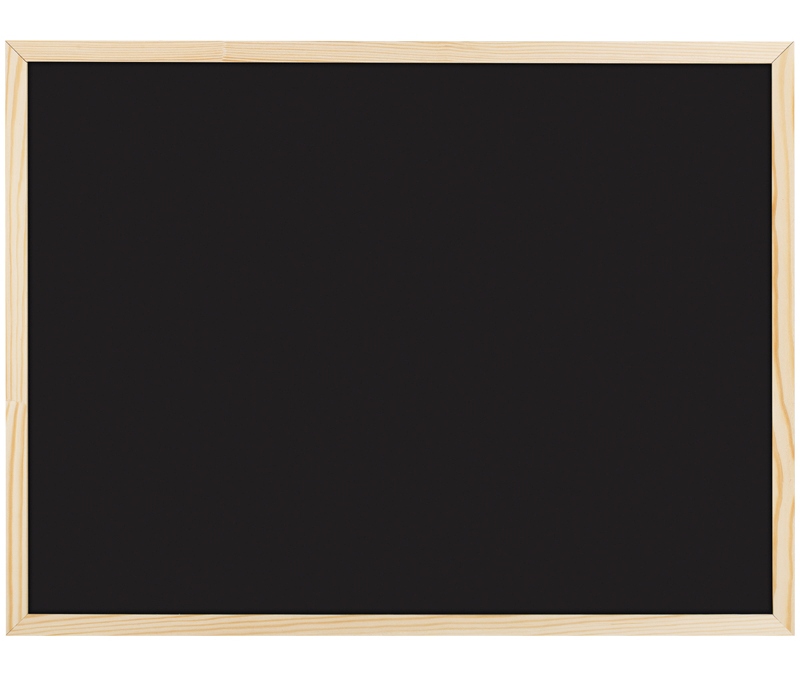 картинка Доска магнитно-меловая, 45*60 см, деревянная рамка, черная, OfficeSpace, 362453 от магазина Альфанит в Кунгуре