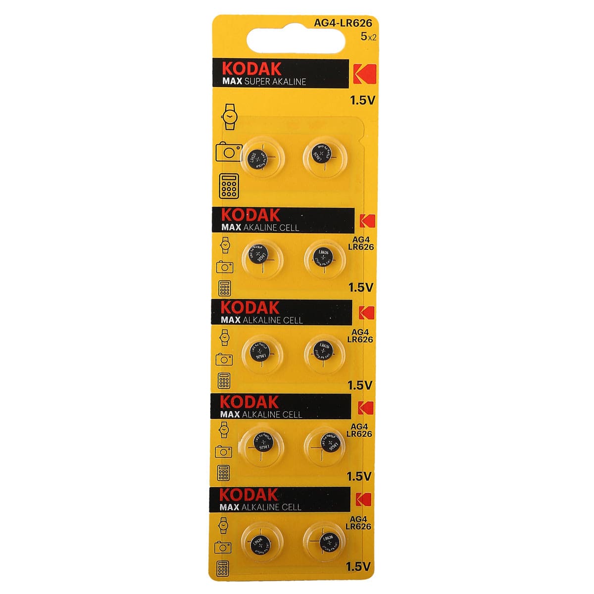 картинка Батарейка G04 круглая, 1*BI, Kodak от магазина Альфанит в Кунгуре