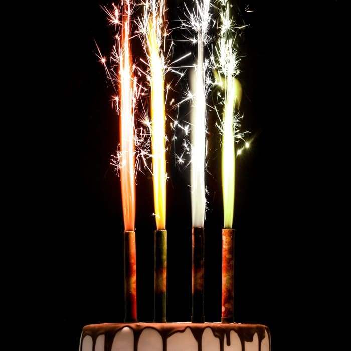 картинка Фонтаны для торта, 4 шт, 12,5 см, Страна Карнавалия, 6626909 от магазина Альфанит в Кунгуре