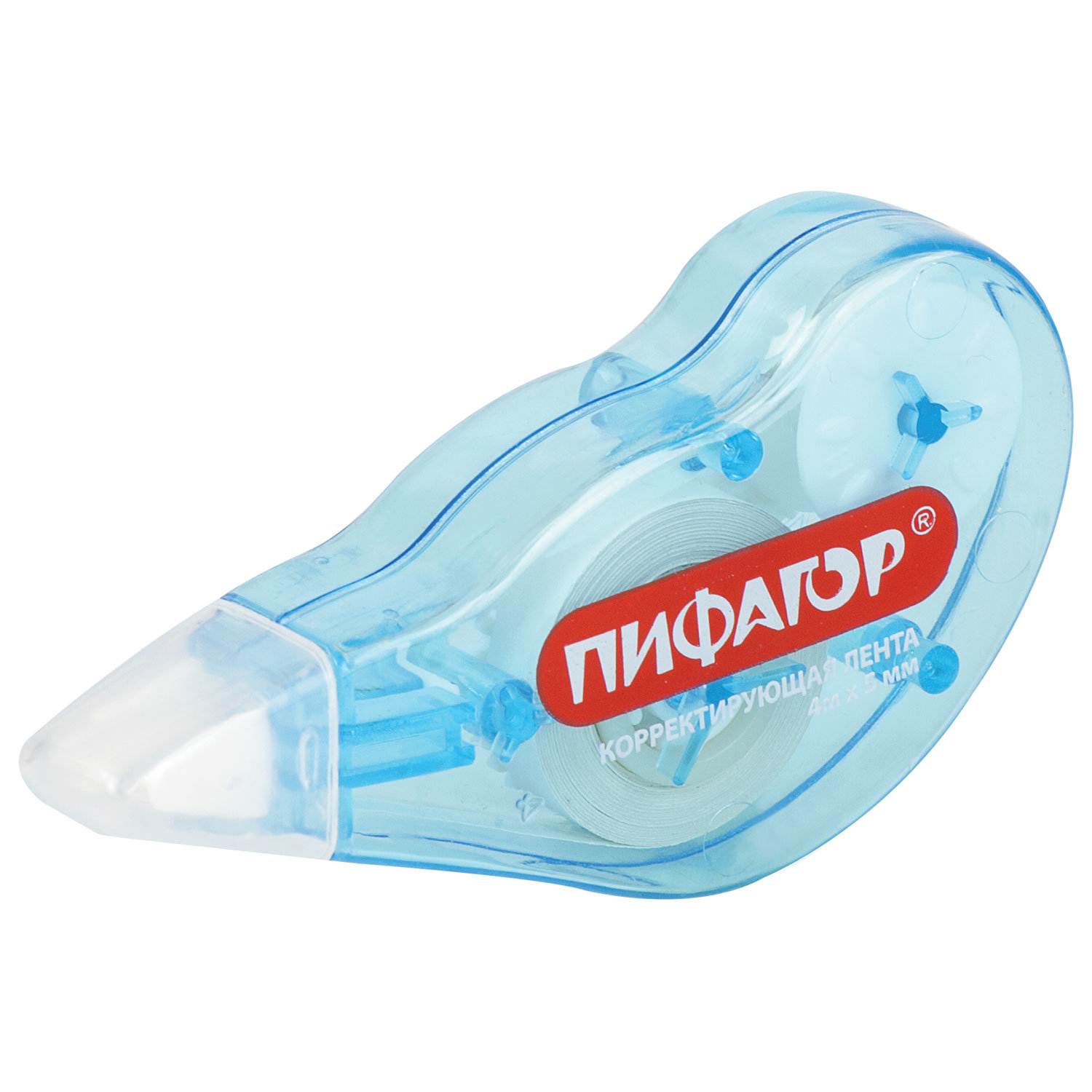 картинка Корректирующая лента, 5мм*4м, механизм перемотки, ПИФАГОР, 227803 от магазина Альфанит в Кунгуре