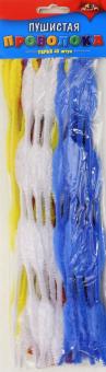 картинка Проволока для творчества, 40 шт, 30 см, ассорти, перья однотонные фигурные, С2588-01 от магазина Альфанит в Кунгуре