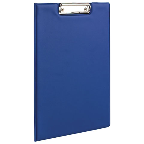 картинка Папка-планшет с верхним прижимом, А4, синий, BRAUBERG, 221489 от магазина Альфанит в Кунгуре