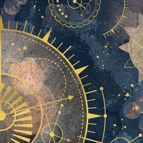 картинка Ежедневник недатированный, А5, 128 л, "Astrology", STAFF, 113519 от магазина Альфанит в Кунгуре
