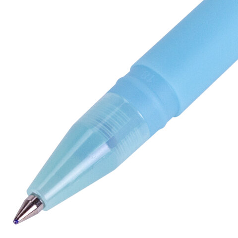 картинка Ручка гелевая стираемая, 0,5 мм, синяя, корп. ассорти, "Лимонад", Юнландия, 143654 от магазина Альфанит в Кунгуре