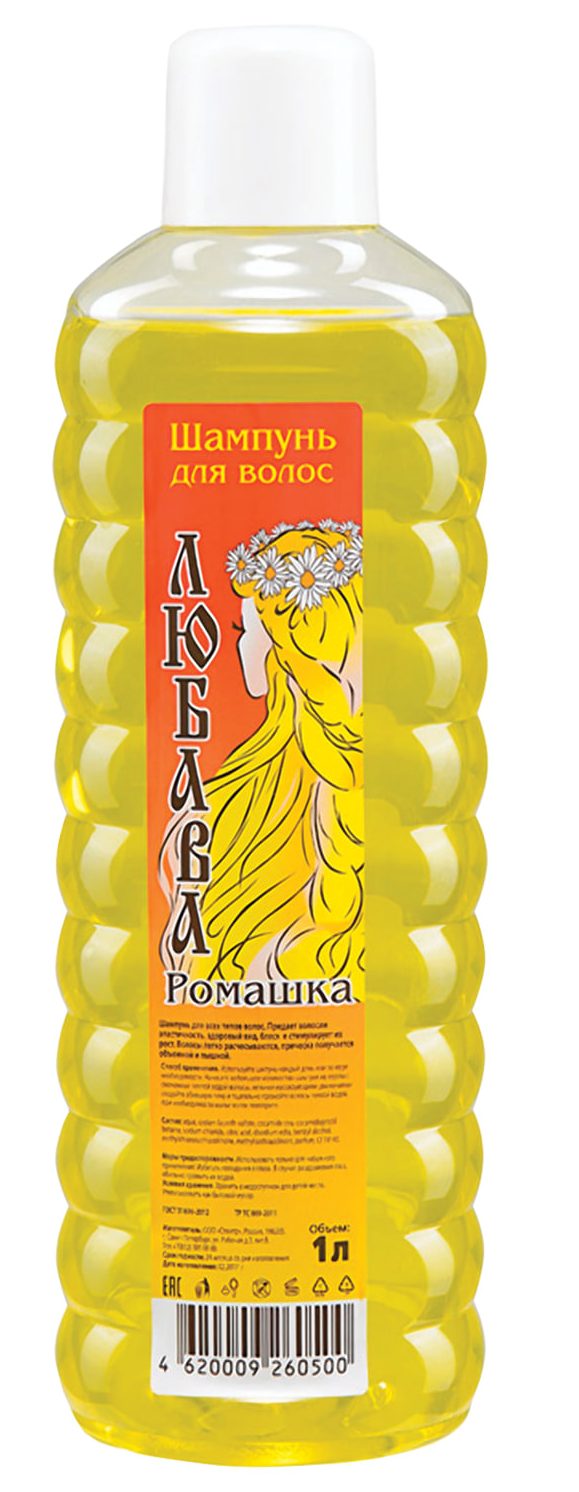 картинка Шампунь для волос 1000 мл, "Ромашка", Любава, ЛБ-13 от магазина Альфанит в Кунгуре