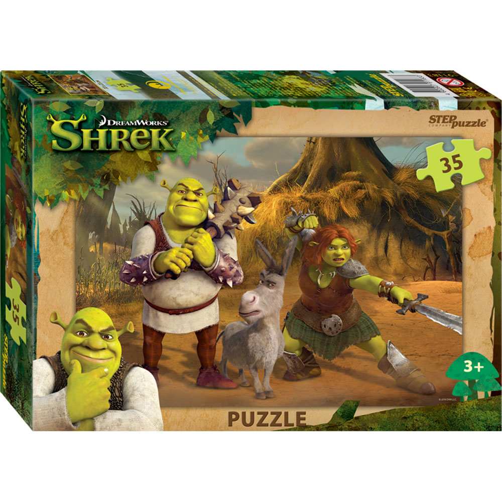 картинка Пазл 35 эл., "Shrek. DreamWorks", StepPuzzle, 91183 от магазина Альфанит в Кунгуре