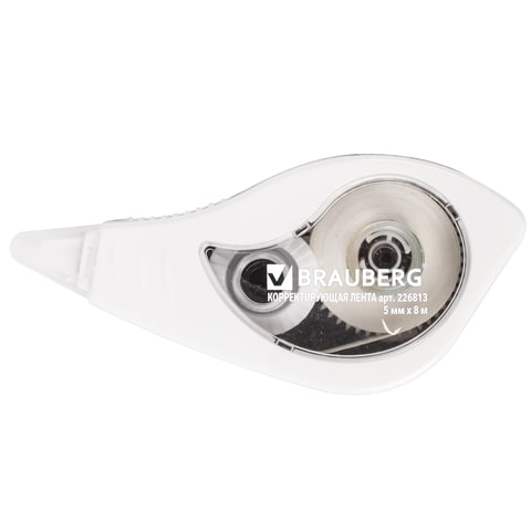 картинка Корректирующая лента, 5мм*8м, механизм перемотки, окно расхода, BRAUBERG, 226813 от магазина Альфанит в Кунгуре
