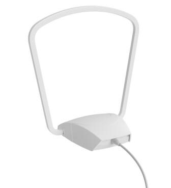 картинка Антенна, телевизионная, комнатная, активная, белый, BAS-5107-USB, "MiniDigital", Рэмо, 408008 от магазина Альфанит в Кунгуре