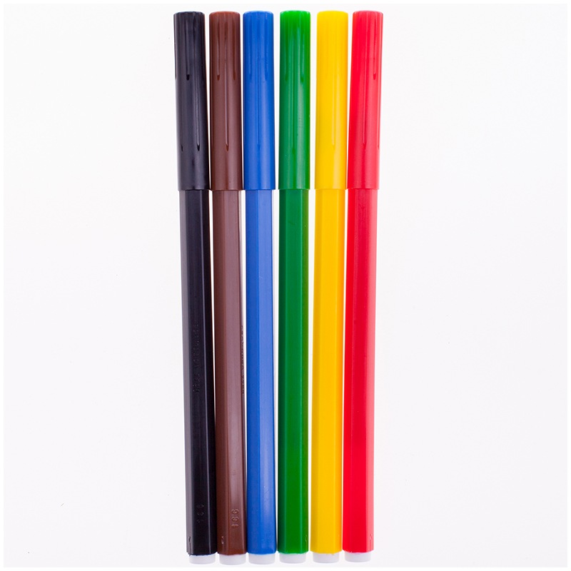картинка Фломастеры, 6 цв, 6 шт, смываемые, "Washable", CENTROPEN, 7 7790 0685 от магазина Альфанит в Кунгуре
