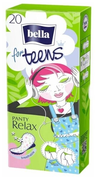 картинка Прокладки ежедневные, 20 шт, " Panty Relax", Bella от магазина Альфанит в Кунгуре