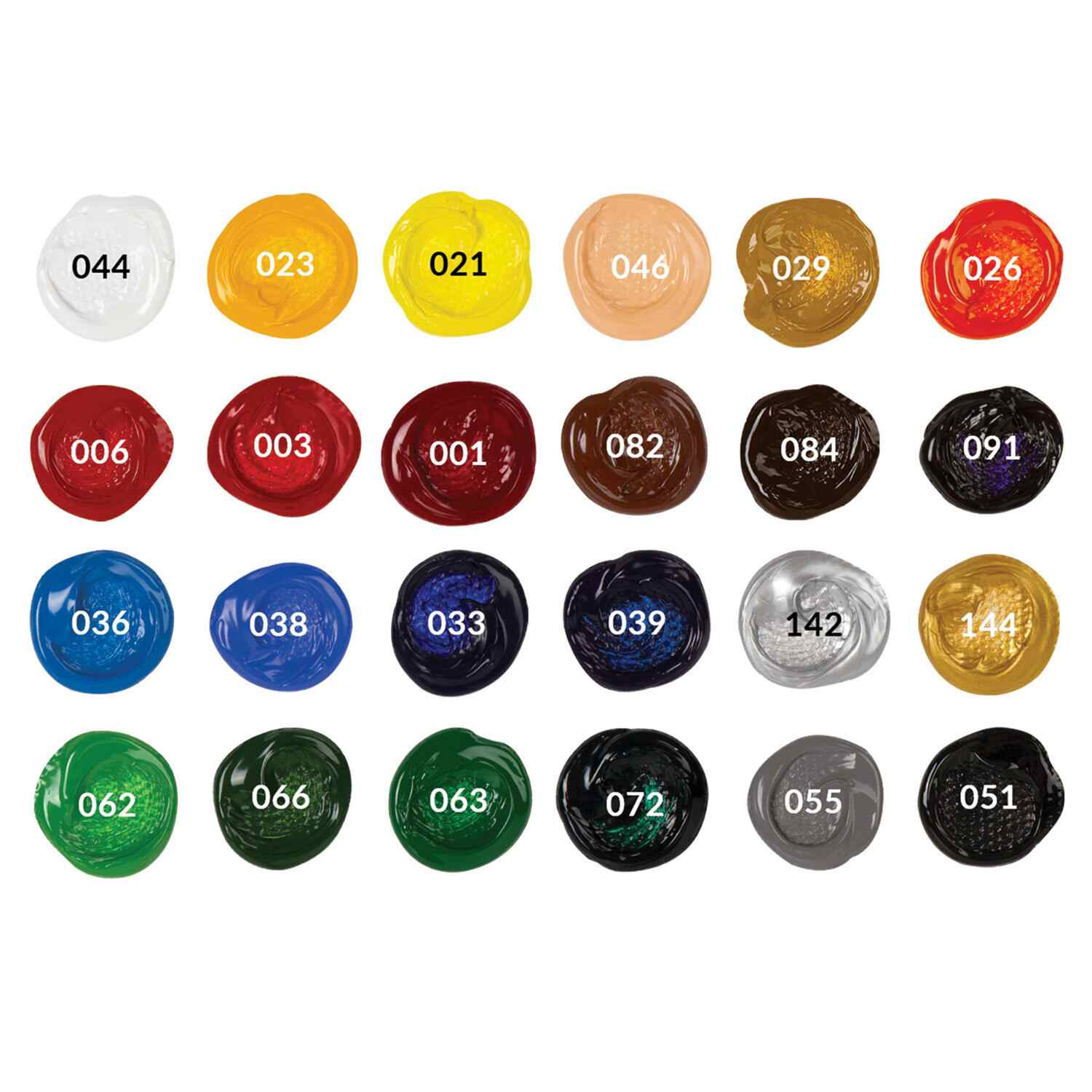 картинка Краски акриловые, 24 цв, 24 шт по 12 мл, BRAUBERG, 191124 от магазина Альфанит в Кунгуре