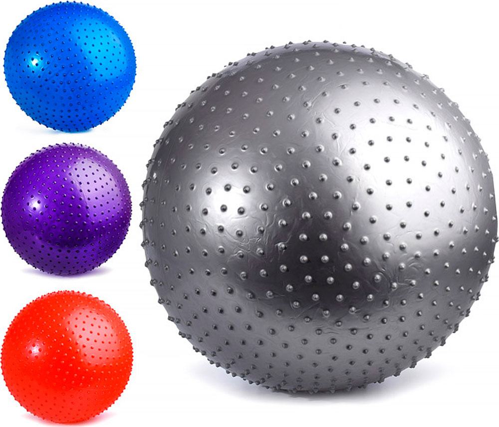 картинка Мяч массажный, 55 см, ПВХ, ассорти, 00-1484, 10490576 от магазина Альфанит в Кунгуре