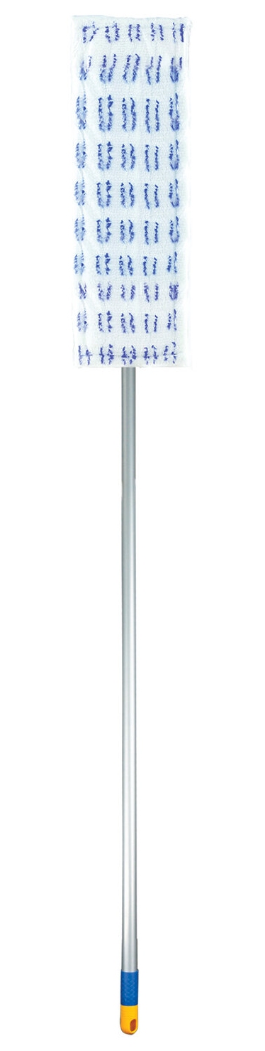 картинка Швабра с флаундером, 120 см, микрофибра/абразив 40 см, телескопическая ручка, LAIMA, 601461 от магазина Альфанит в Кунгуре
