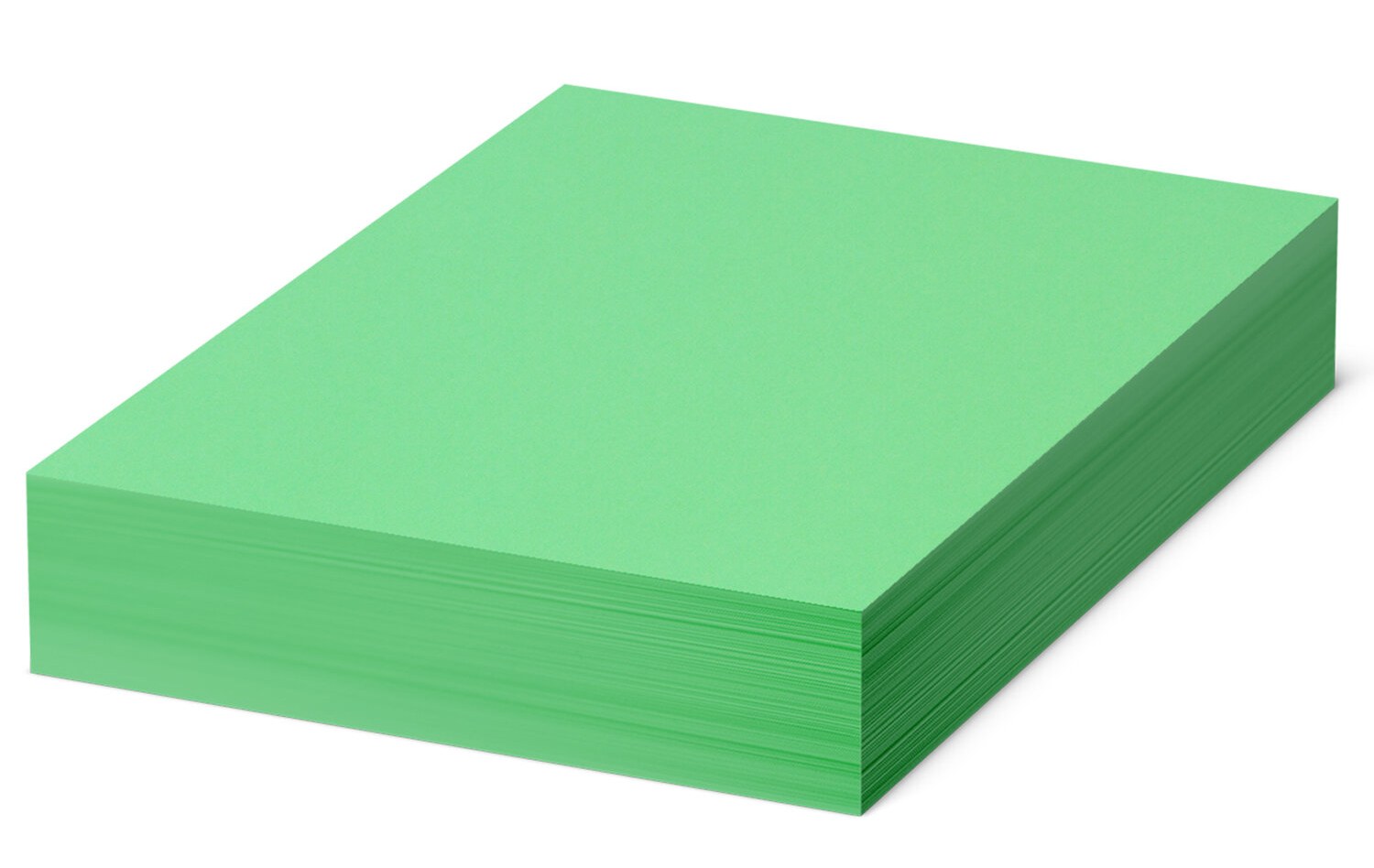 картинка Бумага офисная цветная, А4, 500 л, 80 г/м2, интенсив, зеленая, BRAUBERG, 115213 от магазина Альфанит в Кунгуре