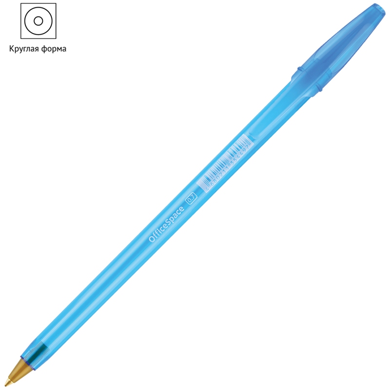 картинка Ручка шариковая масляная, 0,7 мм, синий, корп. ассорти, "LC-Tone", OfficeSpace, BPBU_52503 от магазина Альфанит в Кунгуре