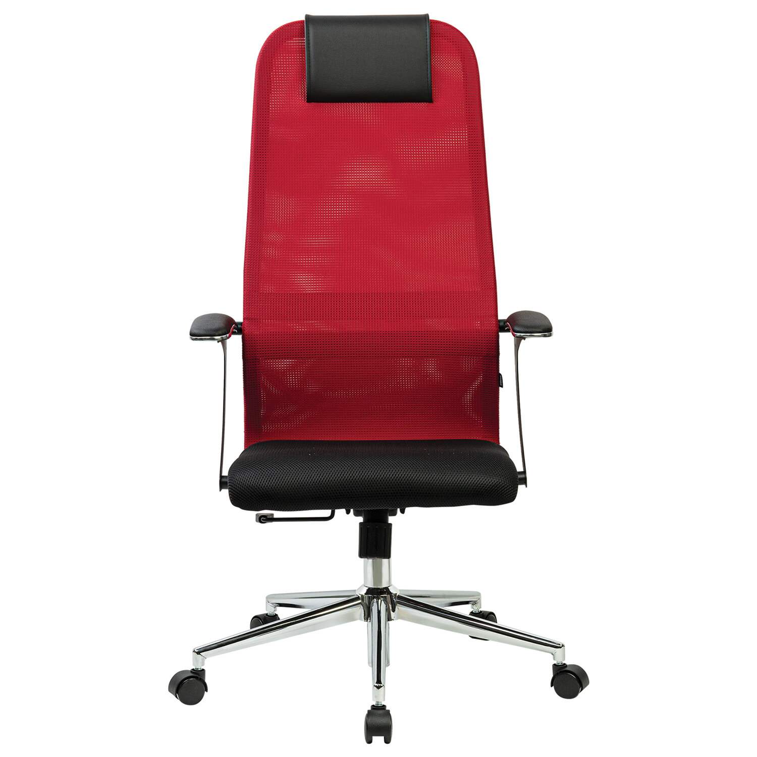 картинка Кресло офисное BRABIX "Ultimate EX-801", ткань/сетка, черный/красный, 532921 от магазина Альфанит в Кунгуре