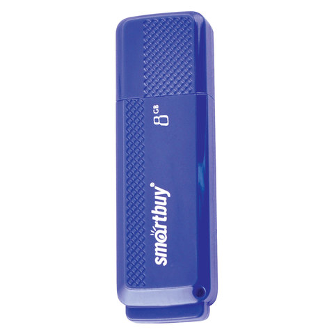 картинка Флеш-диск SmartBuy 8 GB, Dock, синий, SB8GBDK-B от магазина Альфанит в Кунгуре