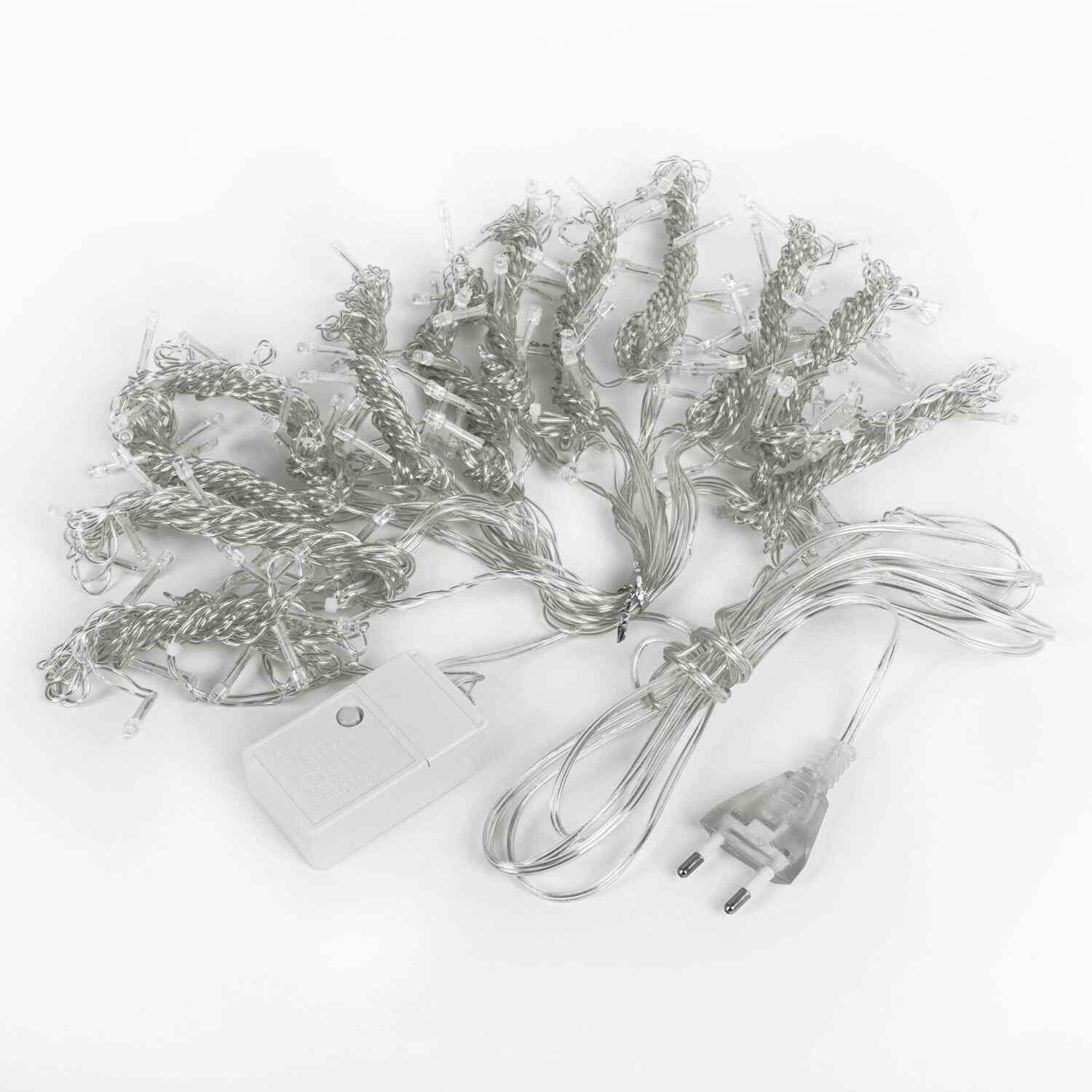 картинка Гирлянда штора, 3*2 м, 8 режимов, теплый белый, 144LED, Золотая сказка, 591350 от магазина Альфанит в Кунгуре