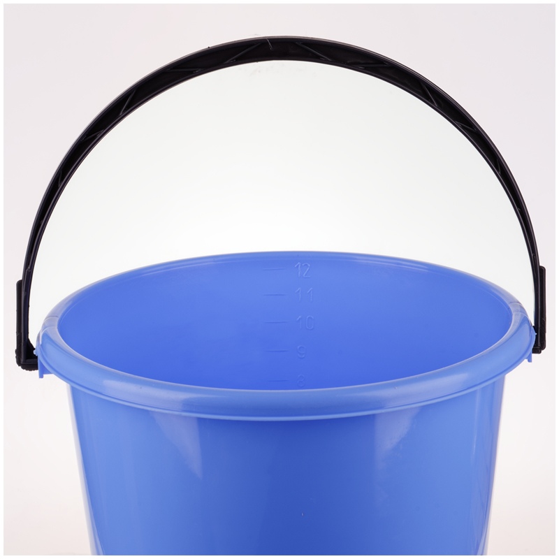 картинка Ведро, 12 л, пластик, голубой, пищевое, мерная шкала, OfficeClean, 299880 от магазина Альфанит в Кунгуре