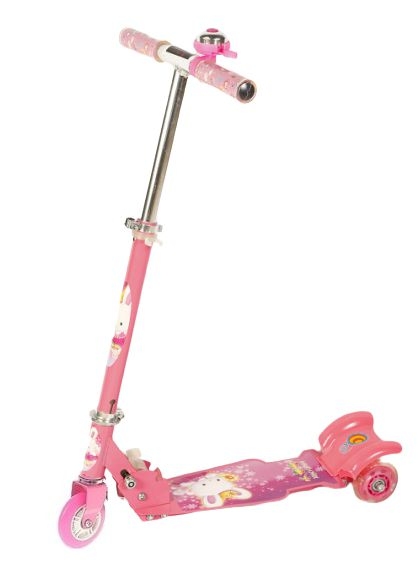 картинка Самокат 3-х колесный, до 35 кг, розовый, "Mini Scooter", 1120054 от магазина Альфанит в Кунгуре