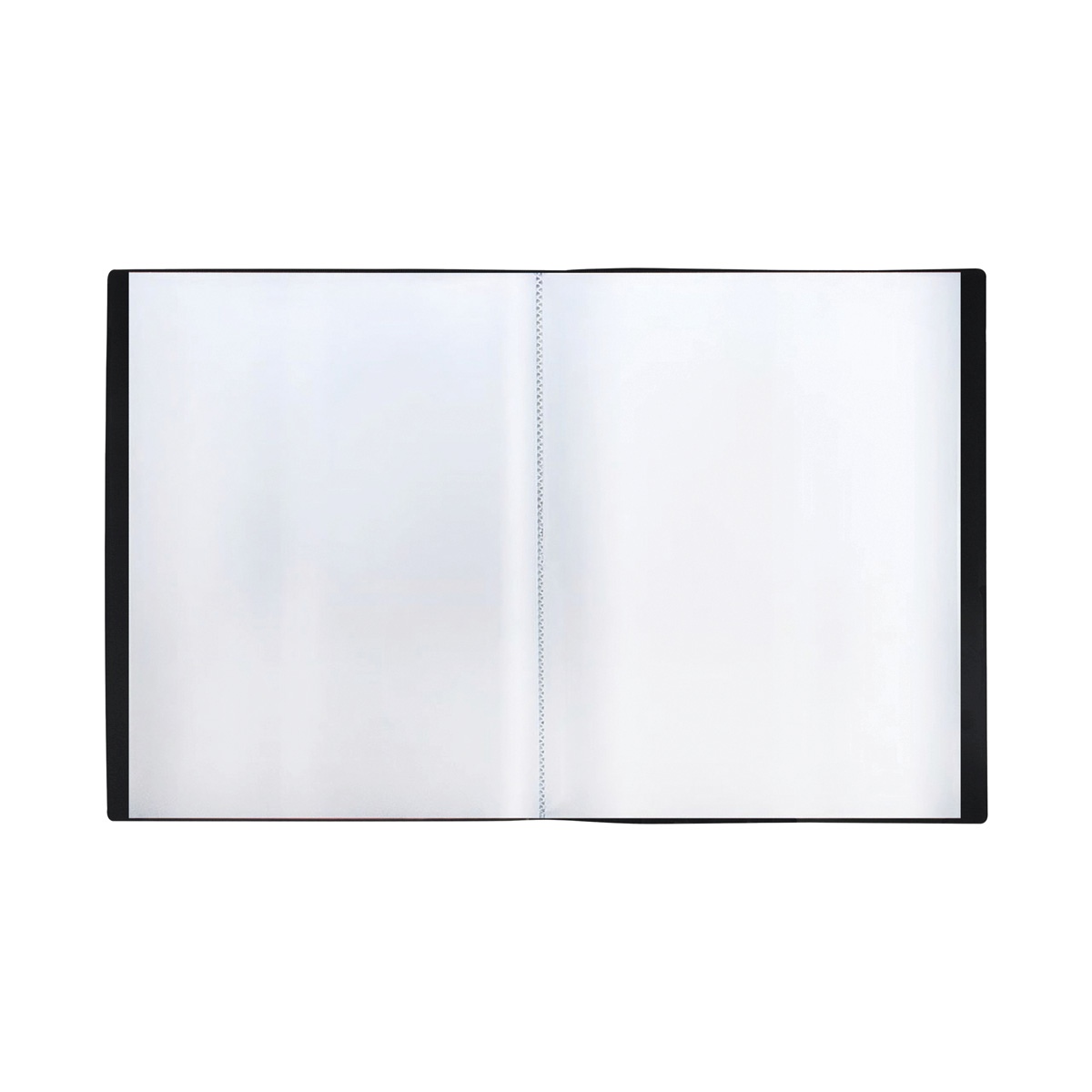 картинка Папка 20 файлов, А4, 500 мкм, корешок 14 мм, черный, СТАММ, ММ-32196 от магазина Альфанит в Кунгуре