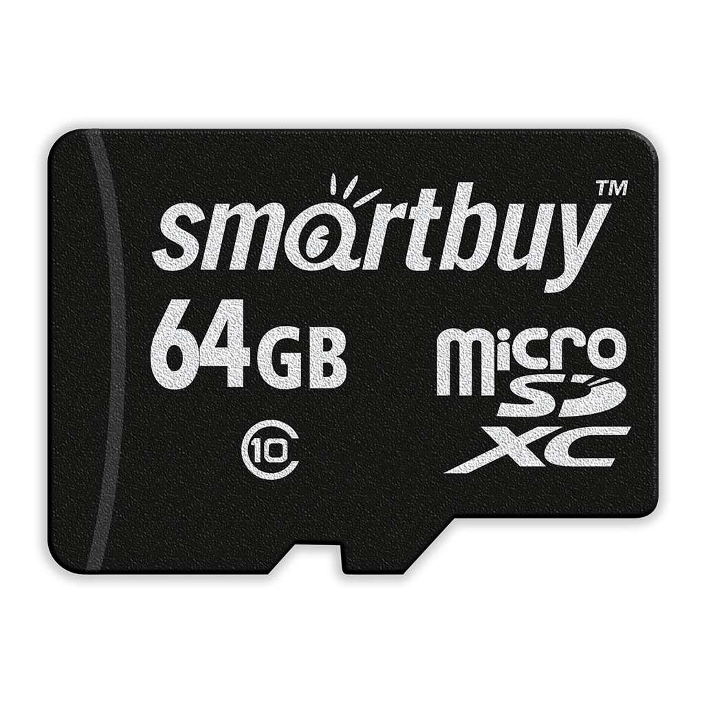 картинка Карта памяти micro-SDXC SmartBuy 64 GB Class 10, с адаптером, SB64GBSDCL10-01LE от магазина Альфанит в Кунгуре