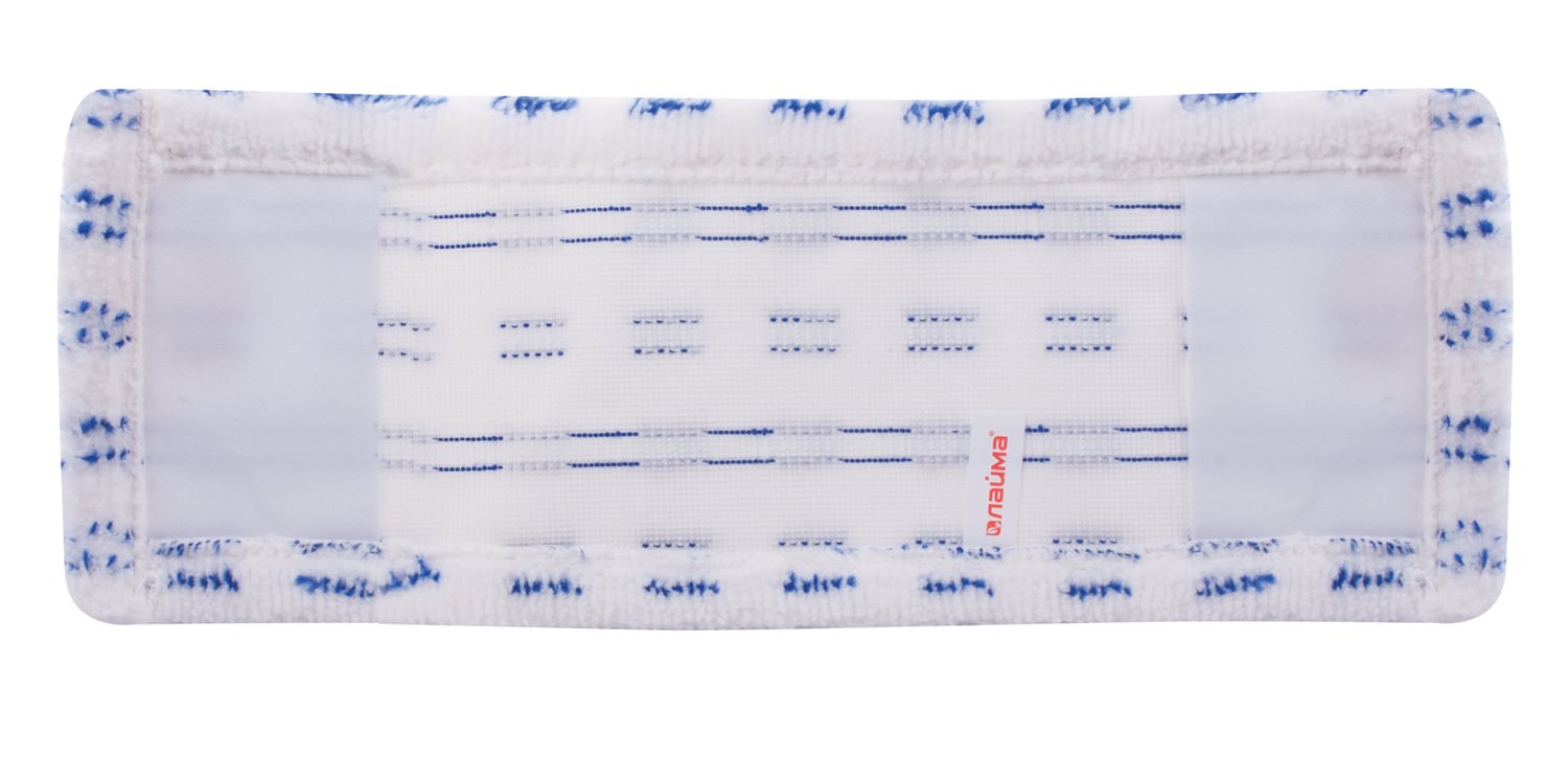 картинка Насадка МОП, 40 см, микрофибра/абразив, плоская, карманы, LAIMA, 603120 от магазина Альфанит в Кунгуре