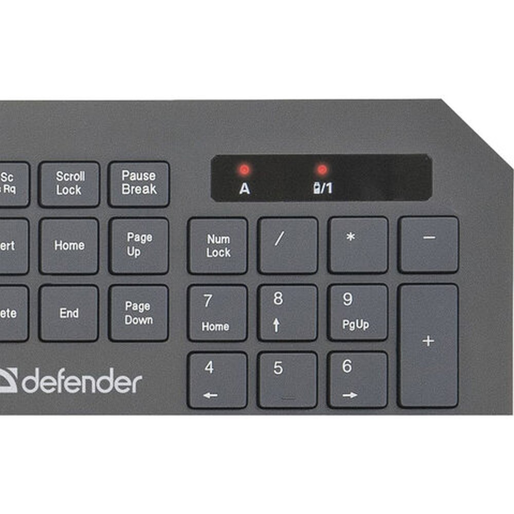 картинка Комплект беспроводной (клавиатура + мышь) Defender Berkeley C-925 Nano, черный, 45925 от магазина Альфанит в Кунгуре